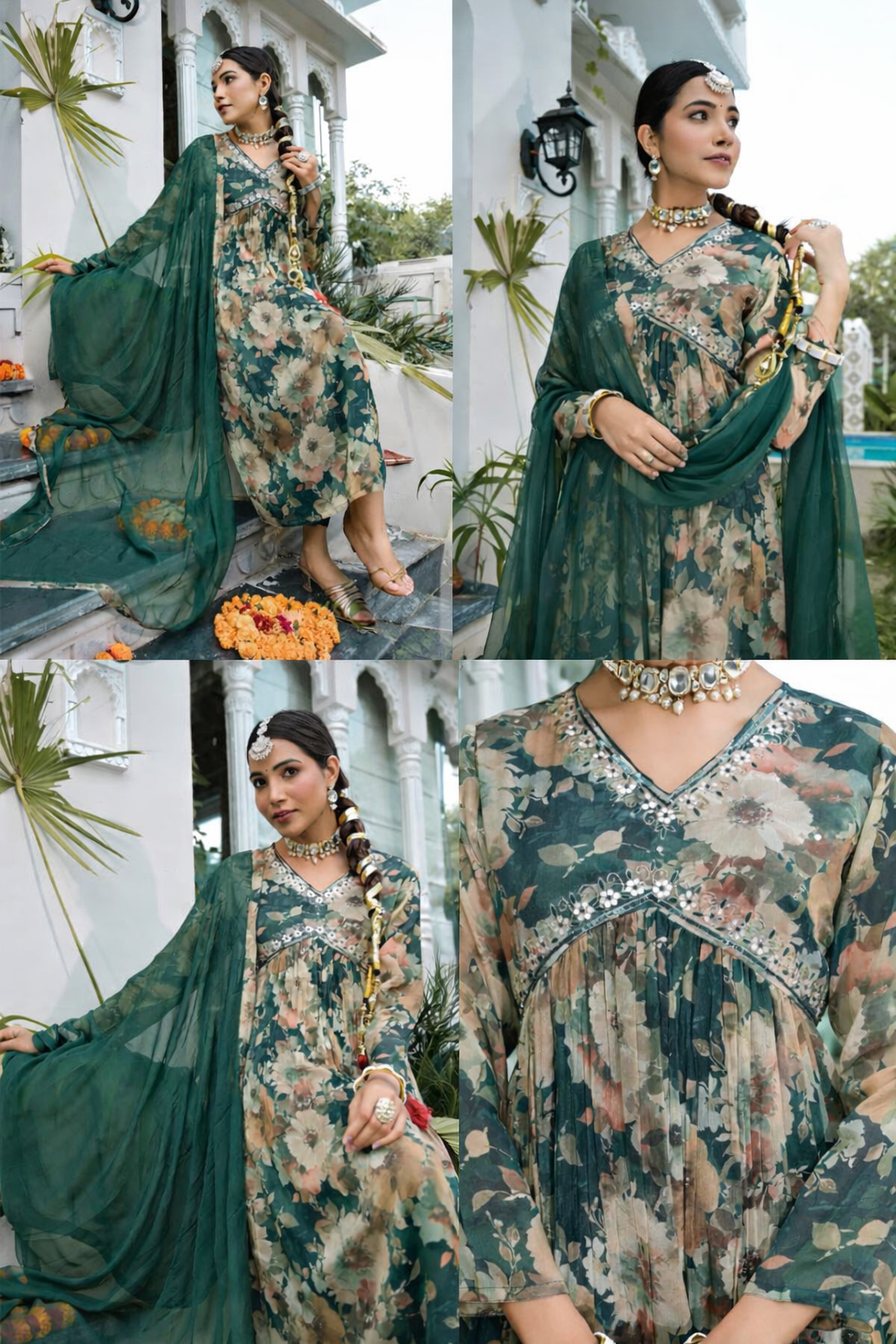 Alia Cut Floral Luxe Set